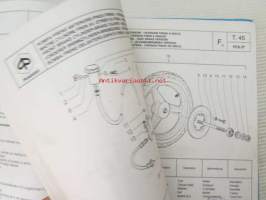 Piaggio Free F.L. Catalogue of Spare Parts 406253 -varaosaluettelo, katso mallit kuvista tarkemmin.
