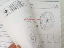 Piaggio Free F.L. Catalogue of Spare Parts 406253 -varaosaluettelo, katso mallit kuvista tarkemmin.