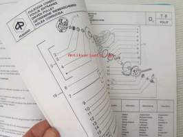 Piaggio Free F.L. Catalogue of Spare Parts 406253 -varaosaluettelo, katso mallit kuvista tarkemmin.