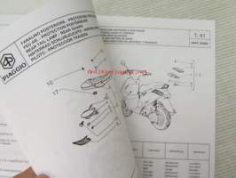Piaggio ZIP 4 50cc Catalogue of Spare Parts 594312 -varaosaluettelo, katso mallit kuvista tarkemmin.