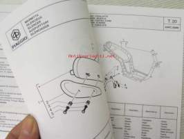 Piaggio ZIP 4 50cc Catalogue of Spare Parts 594312 -varaosaluettelo, katso mallit kuvista tarkemmin.
