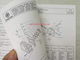 Piaggio ZIP 4 50cc Catalogue of Spare Parts 594312 -varaosaluettelo, katso mallit kuvista tarkemmin.