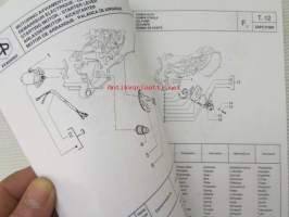 Piaggio Sfera 50 cc. Catalogue of Spare Parts 406258  -varaosaluettelo, katso mallit kuvista tarkemmin.
