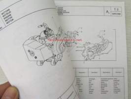 Piaggio Sfera 50 cc. Catalogue of Spare Parts 406258  -varaosaluettelo, katso mallit kuvista tarkemmin.