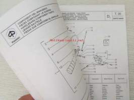 Piaggio NRG Catalogue of Spare Parts 406907  -varaosaluettelo, katso mallit kuvista tarkemmin.
