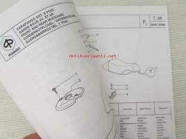 Piaggio NRG Catalogue of Spare Parts 406907  -varaosaluettelo, katso mallit kuvista tarkemmin.