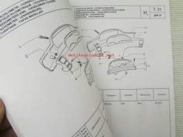 Piaggio ZIP Catalogue of Spare Parts 406285  -varaosaluettelo, katso mallit kuvista tarkemmin.