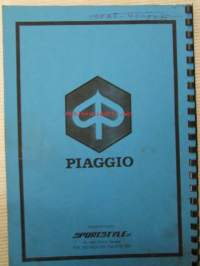 Piaggio ZIP Catalogue of Spare Parts 406285  -varaosaluettelo, katso mallit kuvista tarkemmin.