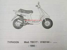 Piaggio Typhoon Catalogue of Spare Parts 406256 -varaosaluettelo, katso mallit kuvista tarkemmin.