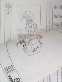 Piaggio Typhoon Catalogue of Spare Parts 406256 -varaosaluettelo, katso mallit kuvista tarkemmin.