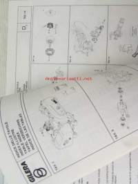 Piaggio Typhoon Catalogue of Spare Parts 406256 -varaosaluettelo, katso mallit kuvista tarkemmin.