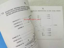 Piaggio Typhoon Catalogue of Spare Parts 405794 -varaosaluettelo, katso mallit kuvista tarkemmin.