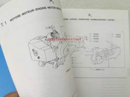 Piaggio Typhoon Catalogue of Spare Parts 405794 -varaosaluettelo, katso mallit kuvista tarkemmin.