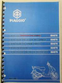 Piaggio NRG MC3 Catalogue of Spare Parts 594679 -varaosaluettelo, katso mallit kuvista tarkemmin.