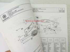 Piaggio NRG MC3 Catalogue of Spare Parts 594679 -varaosaluettelo, katso mallit kuvista tarkemmin.