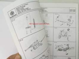Piaggio NRG MC3 Catalogue of Spare Parts 594679 -varaosaluettelo, katso mallit kuvista tarkemmin.