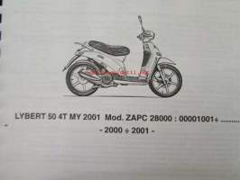 Piaggio Liberty 50 4T Catalogue of Spare Parts 594678 -varaosaluettelo, katso mallit kuvista tarkemmin.