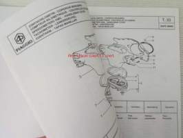 Piaggio Liberty 50 4T Catalogue of Spare Parts 594678 -varaosaluettelo, katso mallit kuvista tarkemmin.