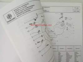 Piaggio Liberty 50 4T Catalogue of Spare Parts 594678 -varaosaluettelo, katso mallit kuvista tarkemmin.
