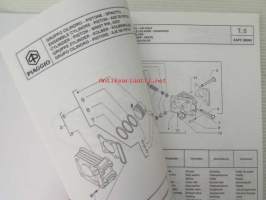 Piaggio Liberty 50 4T Catalogue of Spare Parts 594678 -varaosaluettelo, katso mallit kuvista tarkemmin.