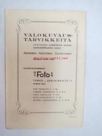 Foto 1943 nr 25-26 (joulukuu 1943) - Oy Foto Ab asiakaslehti