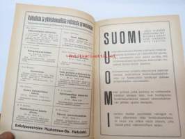 Työväen Kalenteri 1920, sis. mm. seur. artikkelit; Kansikuvan ym. kuvituskuvia mm. kalenterikuukausien vinjetit piirtänyt Ola Fogelberg, Taavi Tainio -