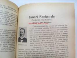 Työväen Kalenteri 1920, sis. mm. seur. artikkelit; Kansikuvan ym. kuvituskuvia mm. kalenterikuukausien vinjetit piirtänyt Ola Fogelberg, Taavi Tainio -