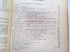 Työväen Kalenteri 1920, sis. mm. seur. artikkelit; Kansikuvan ym. kuvituskuvia mm. kalenterikuukausien vinjetit piirtänyt Ola Fogelberg, Taavi Tainio -