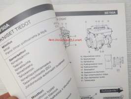 Suzuki Aggregaatit käyttöohje SE750A 9 / SV1400P / SV2500P / SV1400L / SV2500L / SV4000P, katso tarkemmat malli merkinnät kuvista