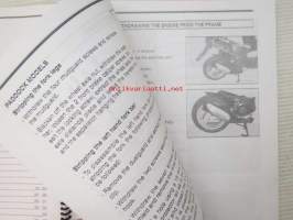 Derbi Monobloc engine Workshop Manual -korjaamokäsikirja, katso tarkemmat malli merkinnät kuvista