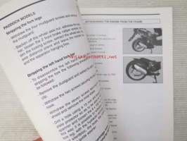 Derbi Monobloc engine Workshop Manual -korjaamokäsikirja, katso tarkemmat malli merkinnät kuvista
