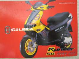 Gilera Runner 50 Pure-Jet -Omistajan käsikirja, katso sisältö tarkemmin kuvista