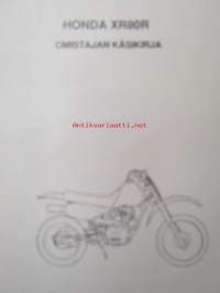 Honda XR 80 R -omistajan käsikirja, katso sisältö tarkemmin kuvista