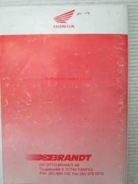 Honda XR 80 R -omistajan käsikirja, katso sisältö tarkemmin kuvista