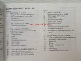 Honda CBR600F uso e manutenzione -käyttö-ja huolto-ohjekirja