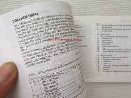 Honda CBR600F owner´s manual -omistajan käsikirja