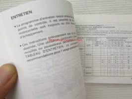 Honda CBR600F owner´s manual -omistajan käsikirja