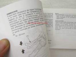 Honda CBR600F owner´s manual -omistajan käsikirja