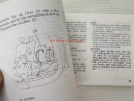 Honda CBR600F owner´s manual -omistajan käsikirja