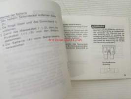 Honda CA 125 Rebel owner´s manual -omistajan käsikirja