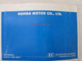Honda CA 125 Rebel owner´s manual -omistajan käsikirja