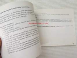 Honda NSR 125F/R owner´s manual -omistajan käsikirja