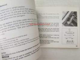 Honda NSR 125F/R owner´s manual -omistajan käsikirja