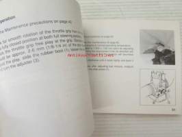 Honda NSR 125F/R owner´s manual -omistajan käsikirja