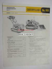 Caterpillar Traxcavator kauhatraktori sarja C no 955 -myyntiesite