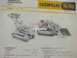 Caterpillar Traxcavator kauhatraktori sarja C no 955 -myyntiesite