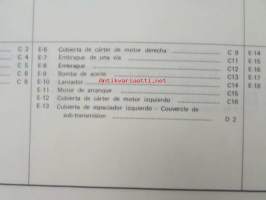 Honda ATC200Ec / ATC200Ed, Parts Cataloque 2 -varaosaluettelo, katso sisältö kuvista tarkemmin