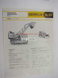 Caterpillar Traxcavator kauhatraktori sarja C no 933 -myyntiesite