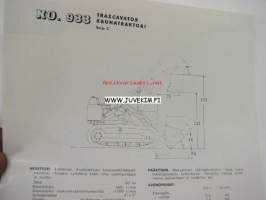 Caterpillar Traxcavator kauhatraktori sarja C no 933 -myyntiesite