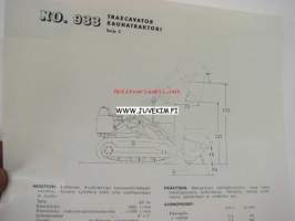 Caterpillar Traxcavator kauhatraktori sarja C no 933 -myyntiesite